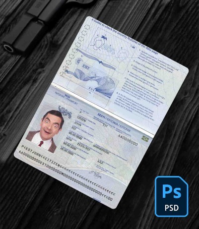 Estonia passport PSD